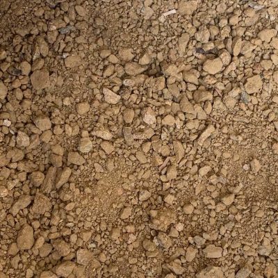 yellow crushed granite